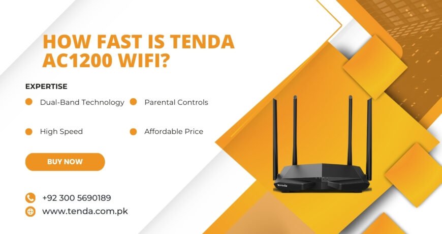 How fast is Tenda AC1200 Wi-Fi