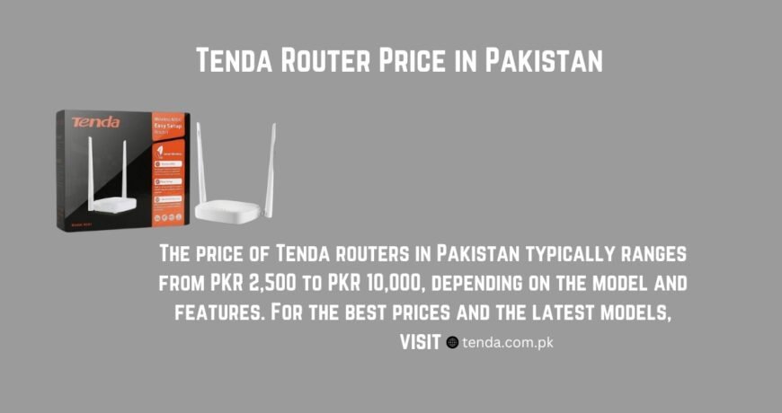 Tenda Router Price in Pakistan